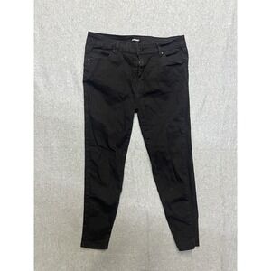 Blue Savvy Womens Black Skinny Jeans Size 15/32 Stretch Denim Pants RN112642